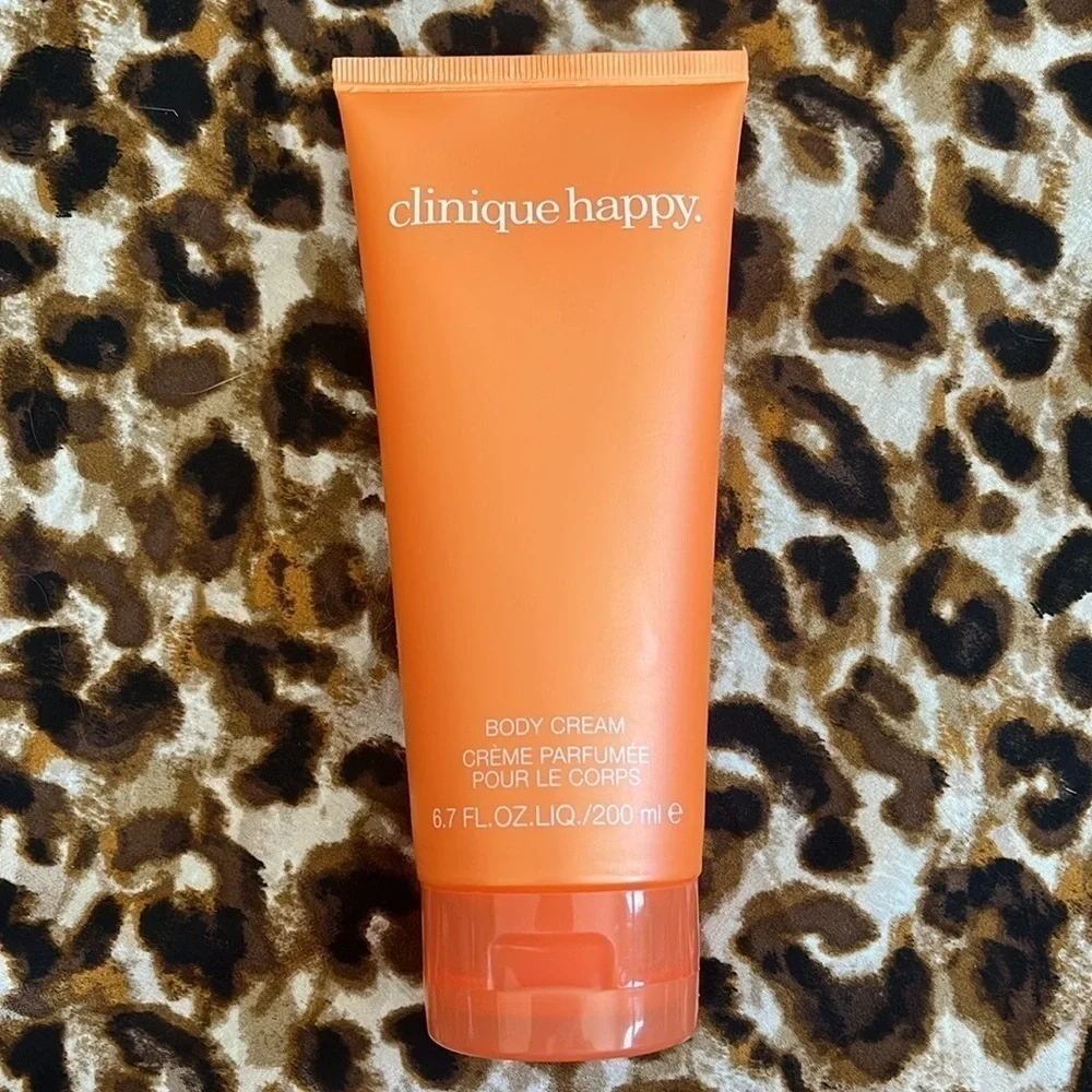 Brand New Clinique Happy Body Cream Rich Moisturizer Citrus Floral 6.7 Fl Oz